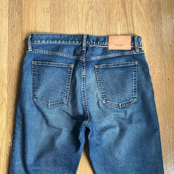 Moussy Vintage Rhett blue high waist skinny jeans, 30 - Picture 4 of 5